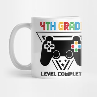 4th Grade Level Complete Graduation Gamer Boys Kids Mug